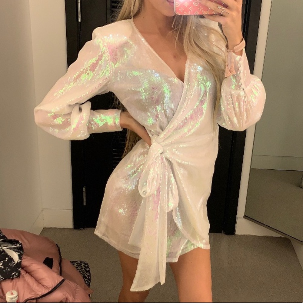 Andamane iridescent dress